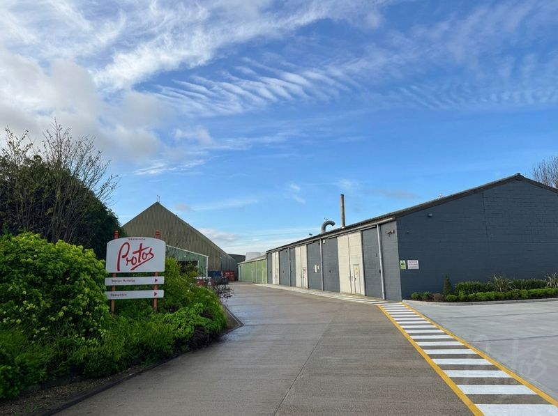 Protos Packaging facility in Sharpness, Gloucestershire