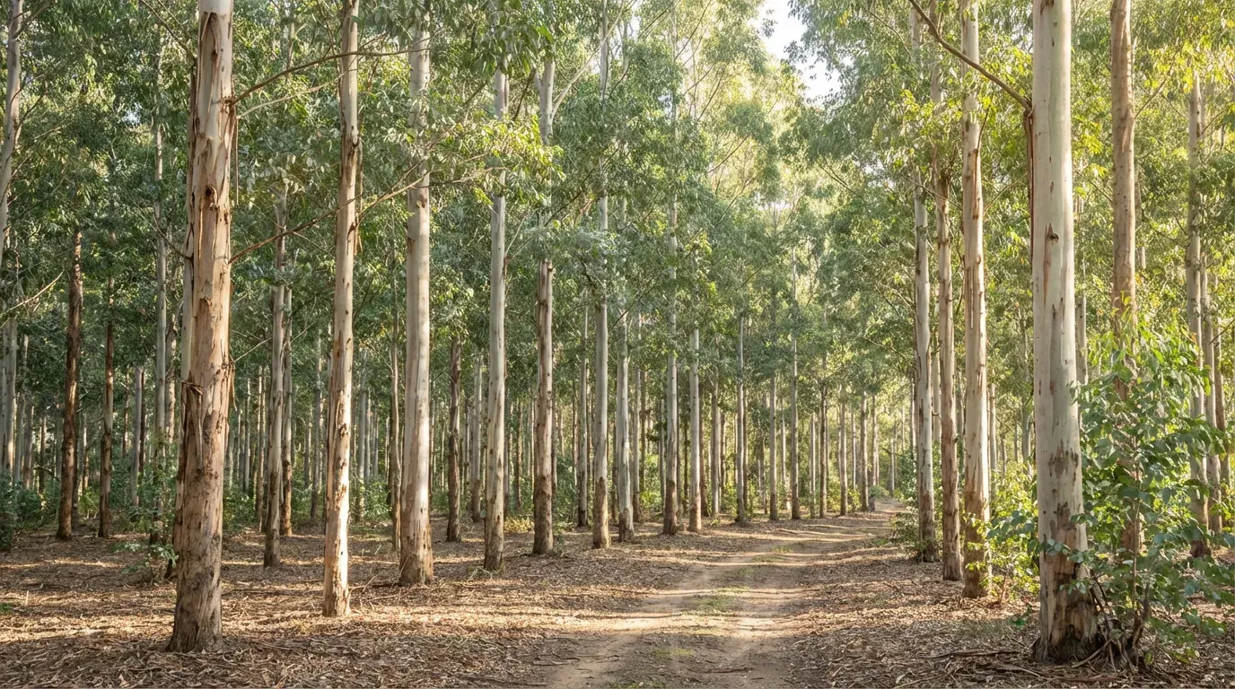 Sustainable eucalyptus plantation - the renewable wood pulp source for NatureFlex compostable cellulose film